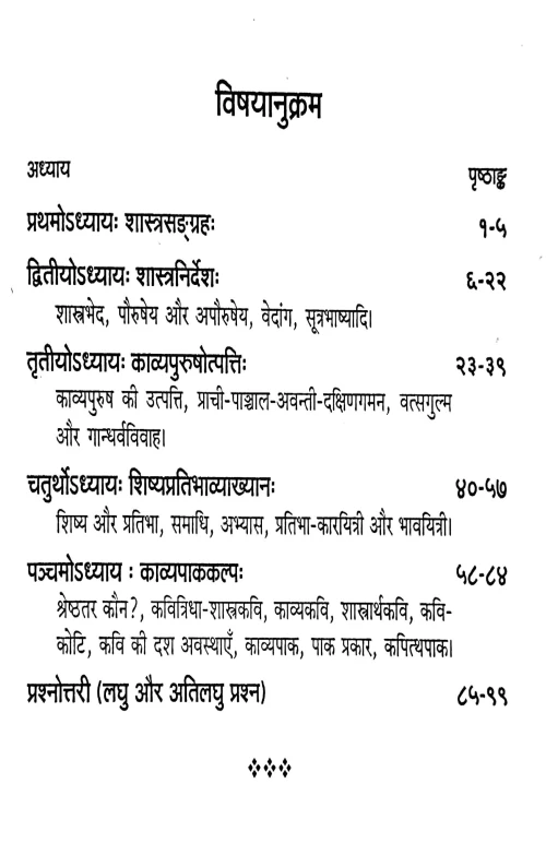 Kavyamimamsa Of Rajshekhar ( HSS 396) 1-5 chap.